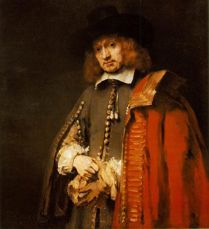 REMBRANDT Harmenszoon van Rijn Jan Six Spain oil painting art